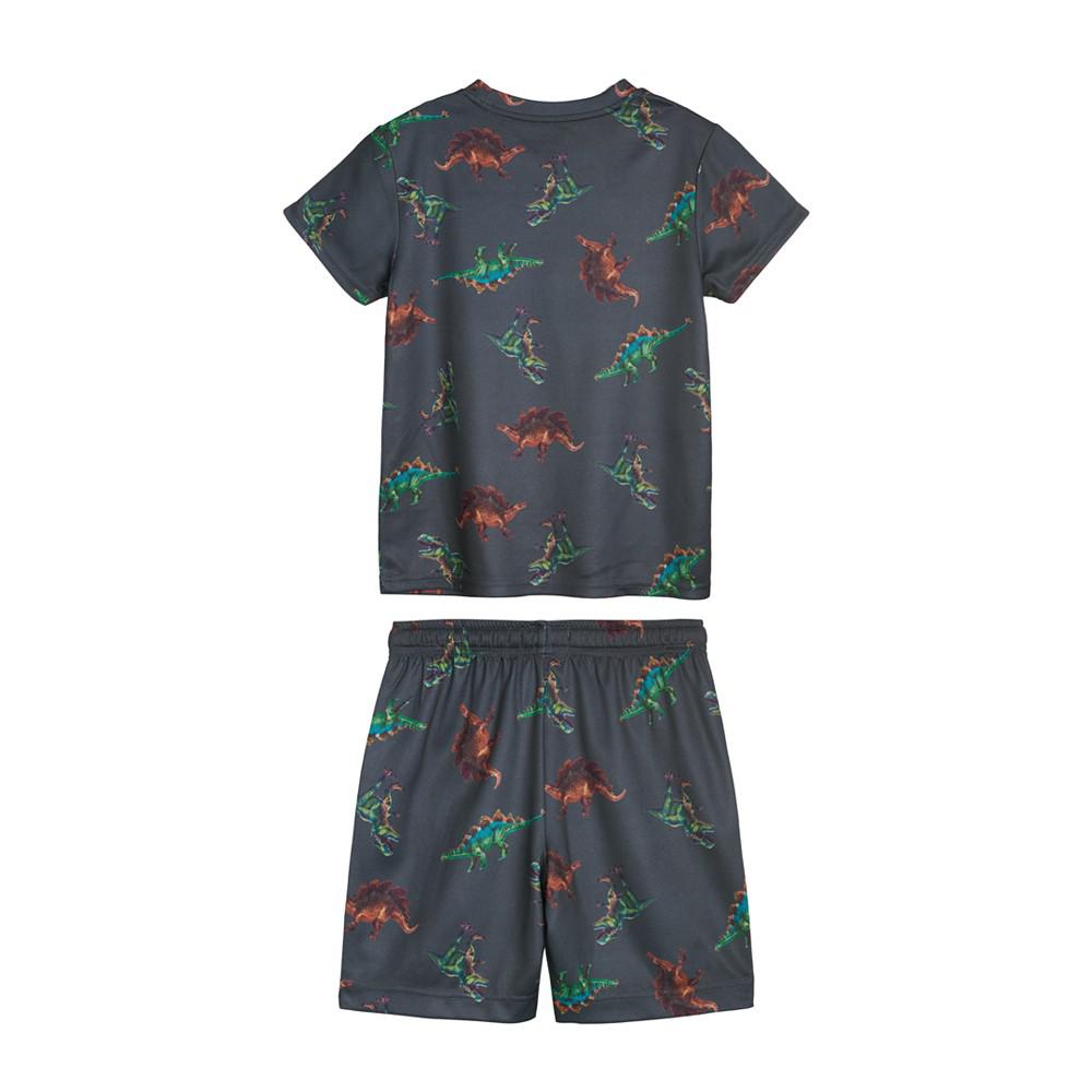 Little Boys All Over Print T-shirt and Shorts, 2 Piece Set商品第2张图片规格展示