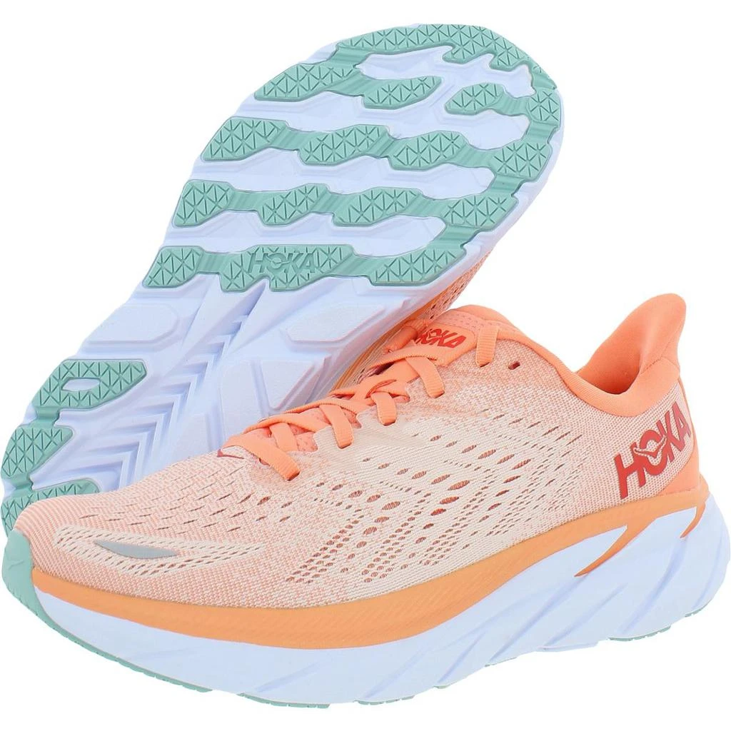 商品Hoka One One|Hoka One One Mens Cliftons Breathable Tie String Athletic and Training Shoes,价格¥750,第3张图片详细描述