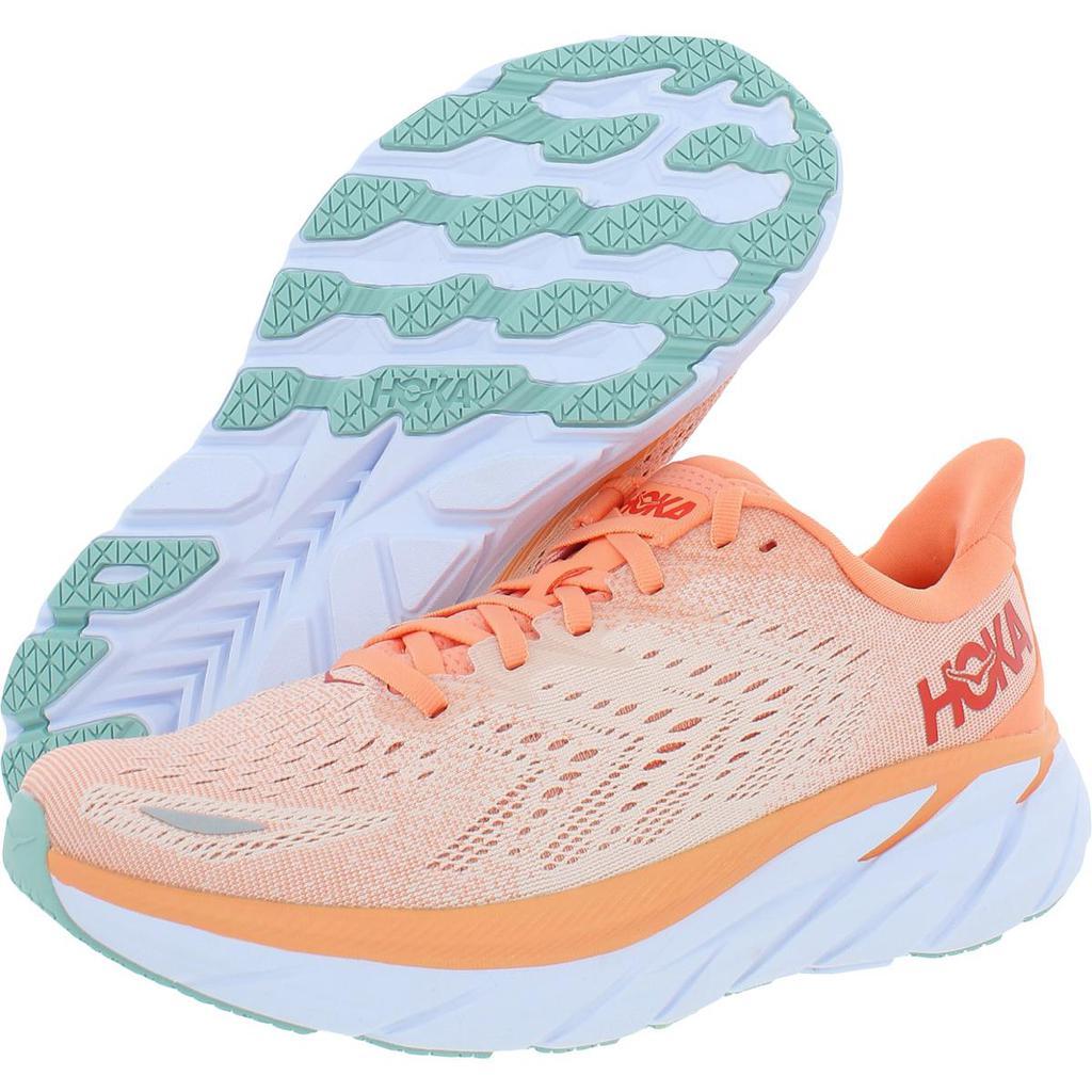 商品Hoka One One|Hoka One One Mens Cliftons Breathable Tie String Athletic and Training Shoes,价格¥744,第5张图片详细描述