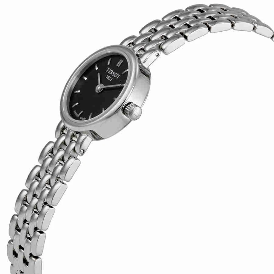 商品Tissot|Lovely Black Dial Stainless Steel Ladies Watch T0580091105100,价格¥1836,第2张图片详细描述