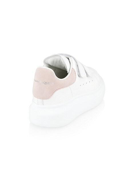 商品Alexander McQueen|Little Girl's & Girl's Leather Oversize Sneakers,价格¥2561,第4张图片详细描述