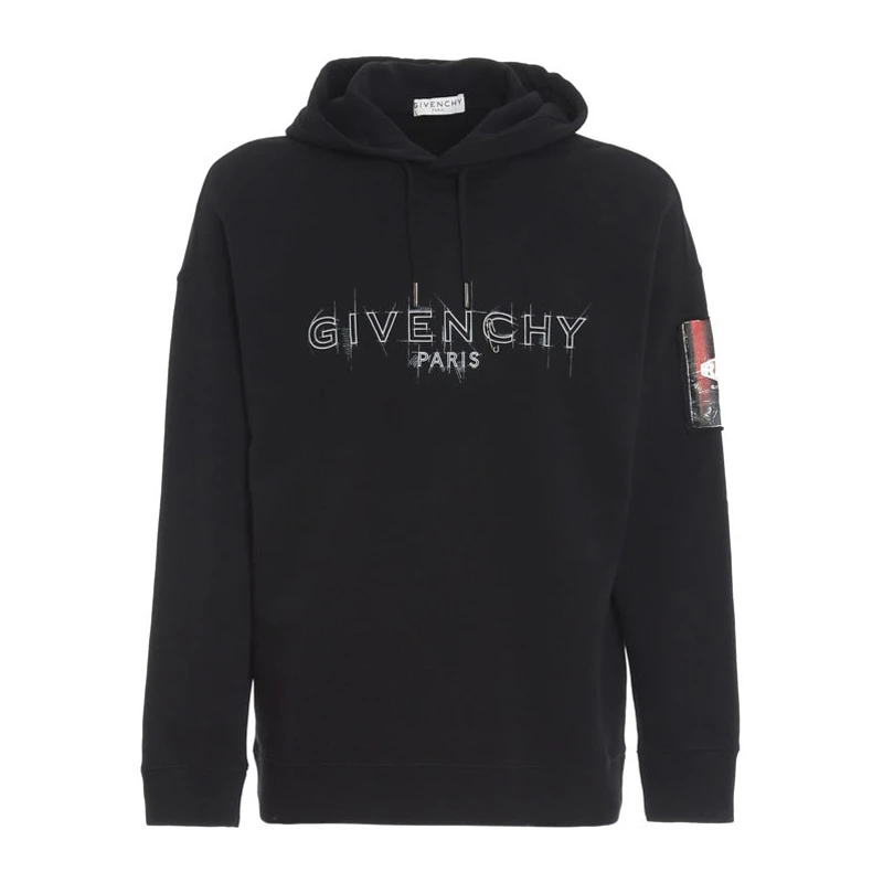 商品[国内直发] Givenchy|GIVENCHY 黑色男士卫衣/帽衫 BMJ08V30AF-001,价格¥5863,第1张图片