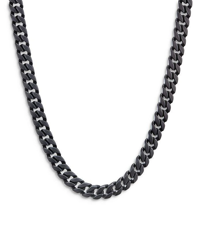 商品David Yurman|Men's Curb Chain Necklace in Black Titanium, 8mm,价格¥35320,第1张图片详细描述