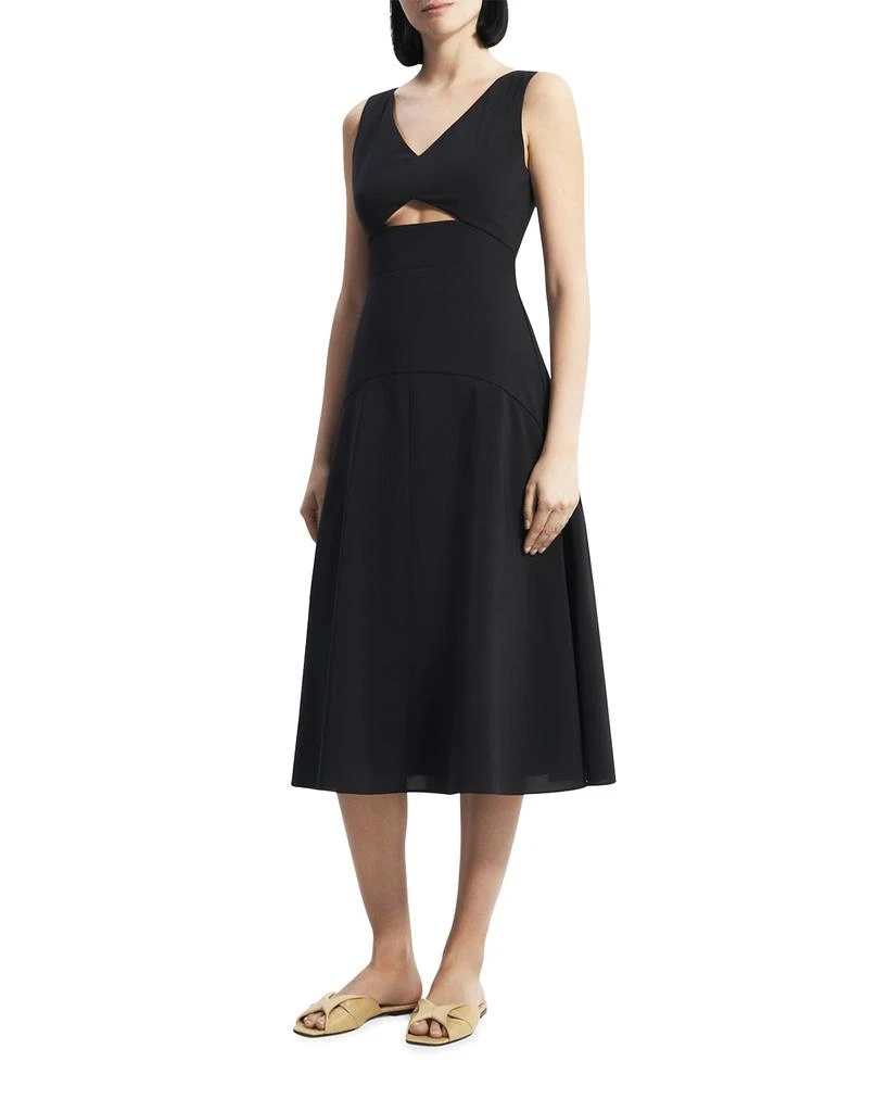 商品Theory|Sleeveless Cutout Midi Dress,价格¥605,第3张图片详细描述