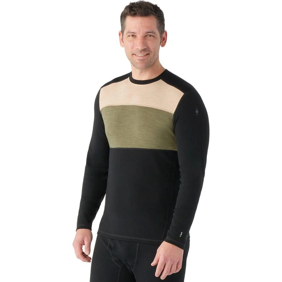 商品SmartWool|Merino 250 Baselayer Colorblock Crew - Men's,价格¥443,第1张图片