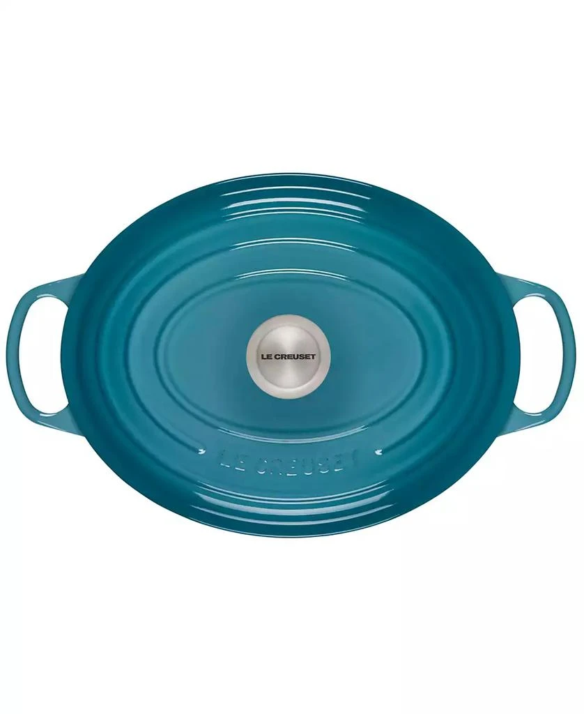 商品Le Creuset|6.75-Qt. Signature Enameled Cast Iron Oval Dutch Oven,价格¥3326,第3张图片详细描述