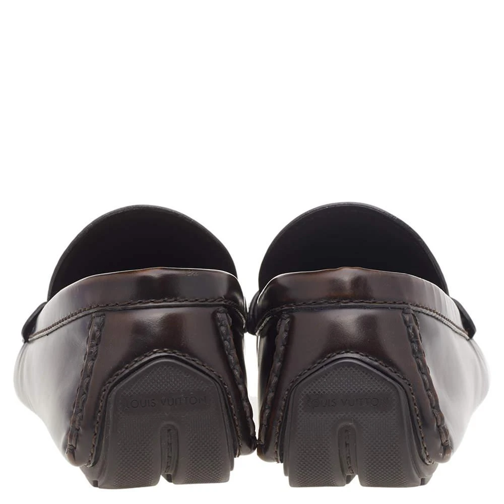 商品[二手商品] Louis Vuitton|Louis Vuitton Two Tone Leather Lombok Slip On Loafers Size 41.5,价格¥1014,第5张图片详细描述