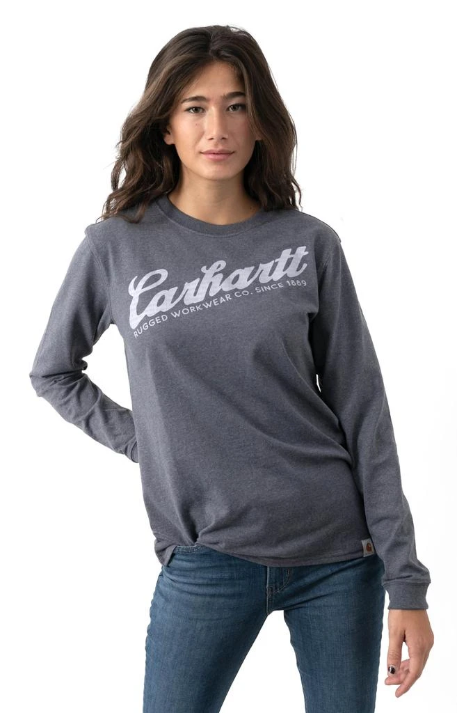 商品Carhartt|(104523) Original Fit Heavyweight L/S Carhartt Graphic Shirt - Graystone Heather ,价格¥95,第1张图片