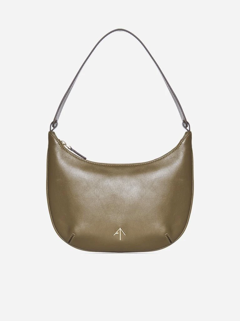 商品Manu Atelier|Mini Hobo leather bag,价格¥1236,第1张图片