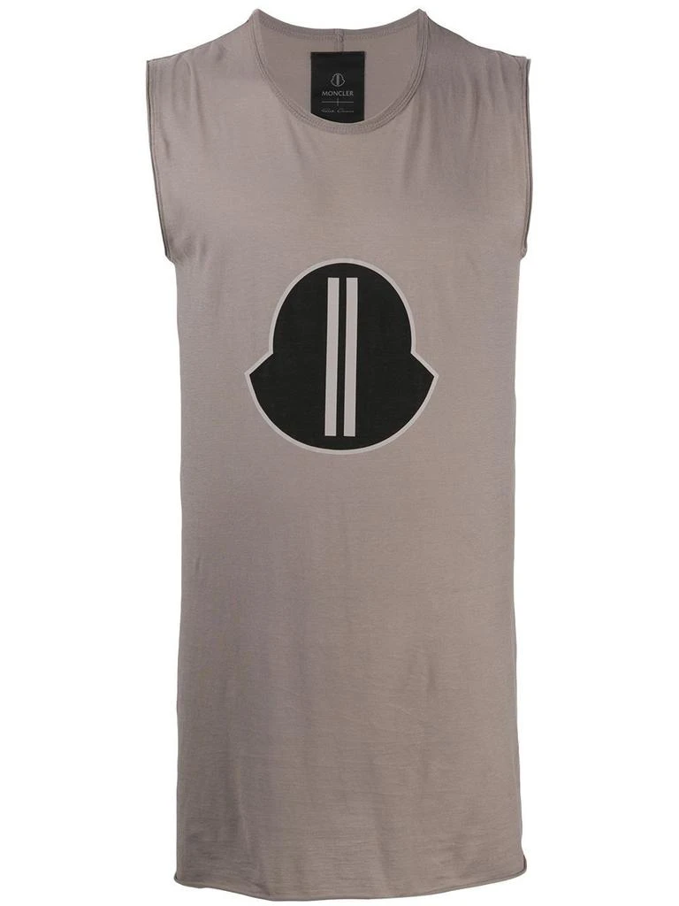 商品Rick Owens|Rick Owens Womens Grey Cotton T-Shirt,价格¥3916,第1张图片