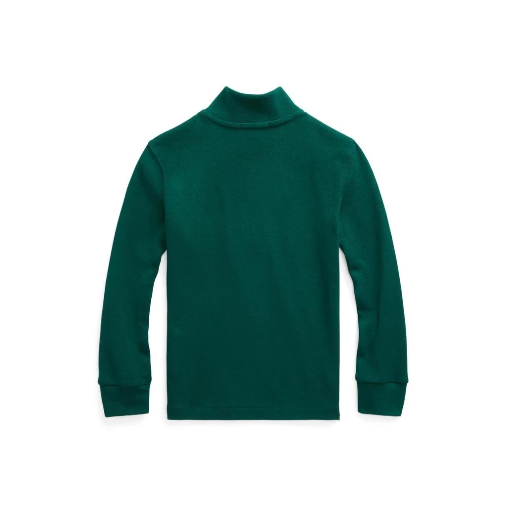 商品Ralph Lauren|Cotton Interlock Quarter-Zip Pullover (Toddler/Little Kids),价格¥445,第2张图片详细描述