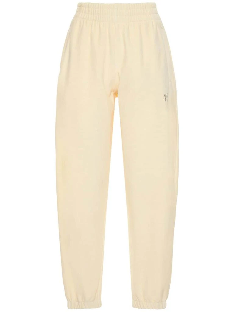 商品Alexander Wang|Hotfix Logo Cotton Jersey Sweatpants,价格¥1753,第1张图片