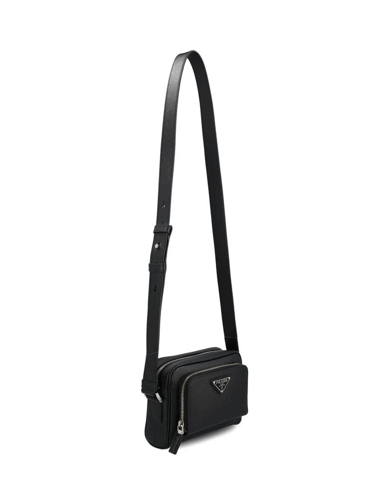 商品Prada|Prada Triangle-Logo Zipped Crossbody Bag,价格¥10142,第3张图片详细描述