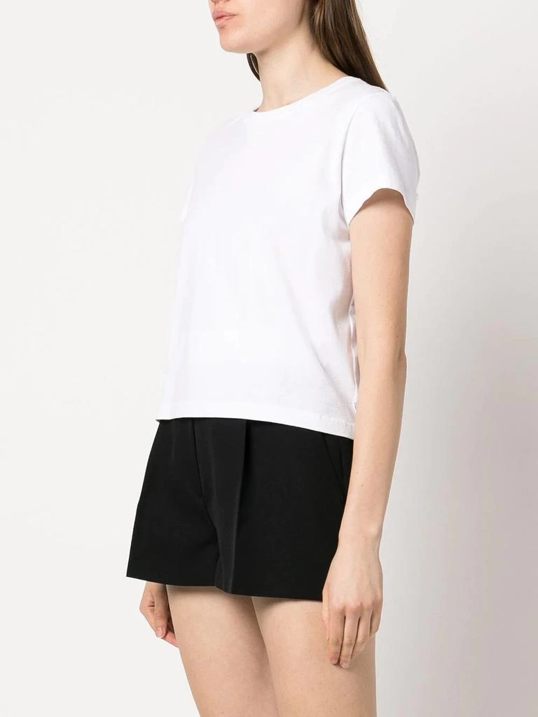 商品Alexander Wang|T BY ALEXANDER WANG WOMEN ESSENTIAL JSY SHRUNK TEE W/PUFF LOGO & BOUND NECK,价格¥741,第1张图片