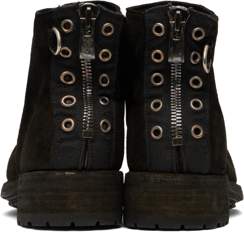 商品UNDERCOVER|Black Guidi Edition UC1E4F01 Boots,价格¥7509,第2张图片详细描述