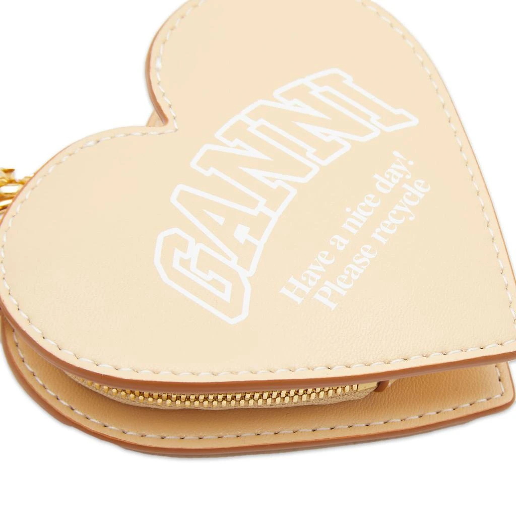 商品Ganni|GANNI Funny Heart Zip Coin Purse,价格¥920,第3张图片详细描述