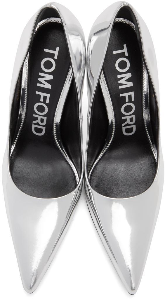 商品Tom Ford|银色 Mirror Pointy 高跟鞋,价格¥9024,第7张图片详细描述