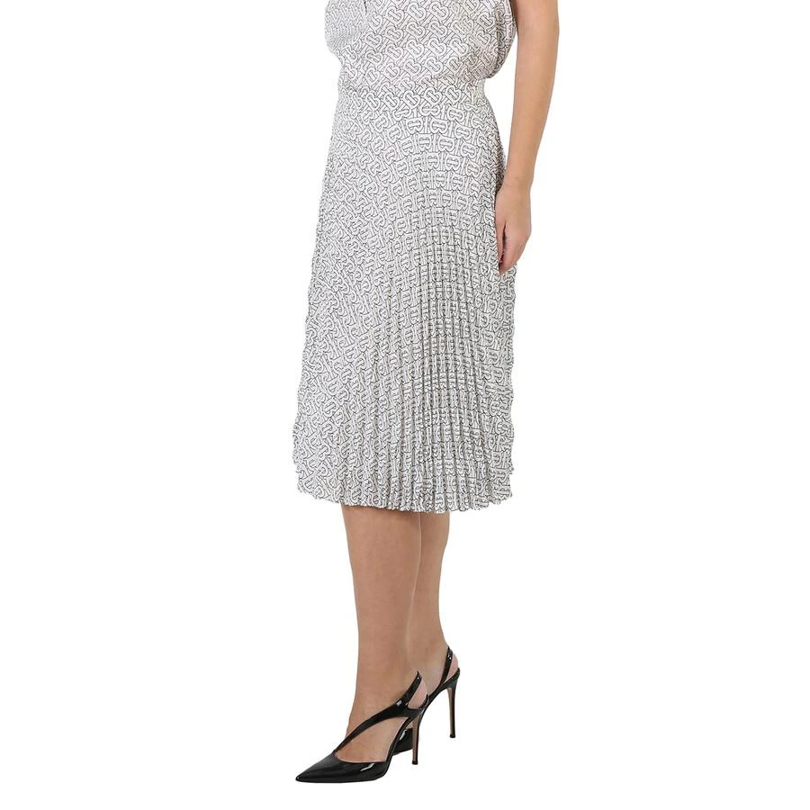 商品Burberry|Ladies TB Monogram Pleated High-waist Skirt,价格¥1956,第3张图片详细描述