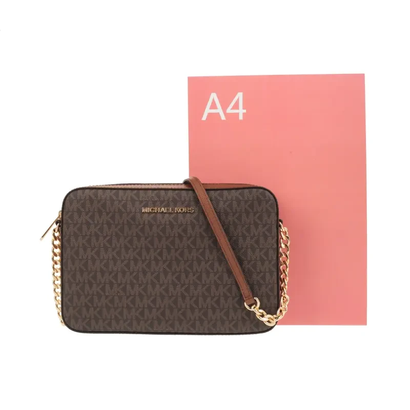 Michael Kors 女包MK大号女士牛皮革单肩斜挎小方包 香港直邮 商品