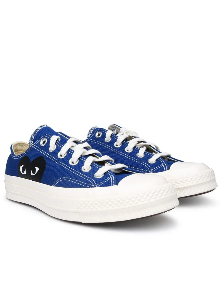 商品Comme des Garcons|Blue Canvas Sneakers,价格¥1327,第2张图片详细描述