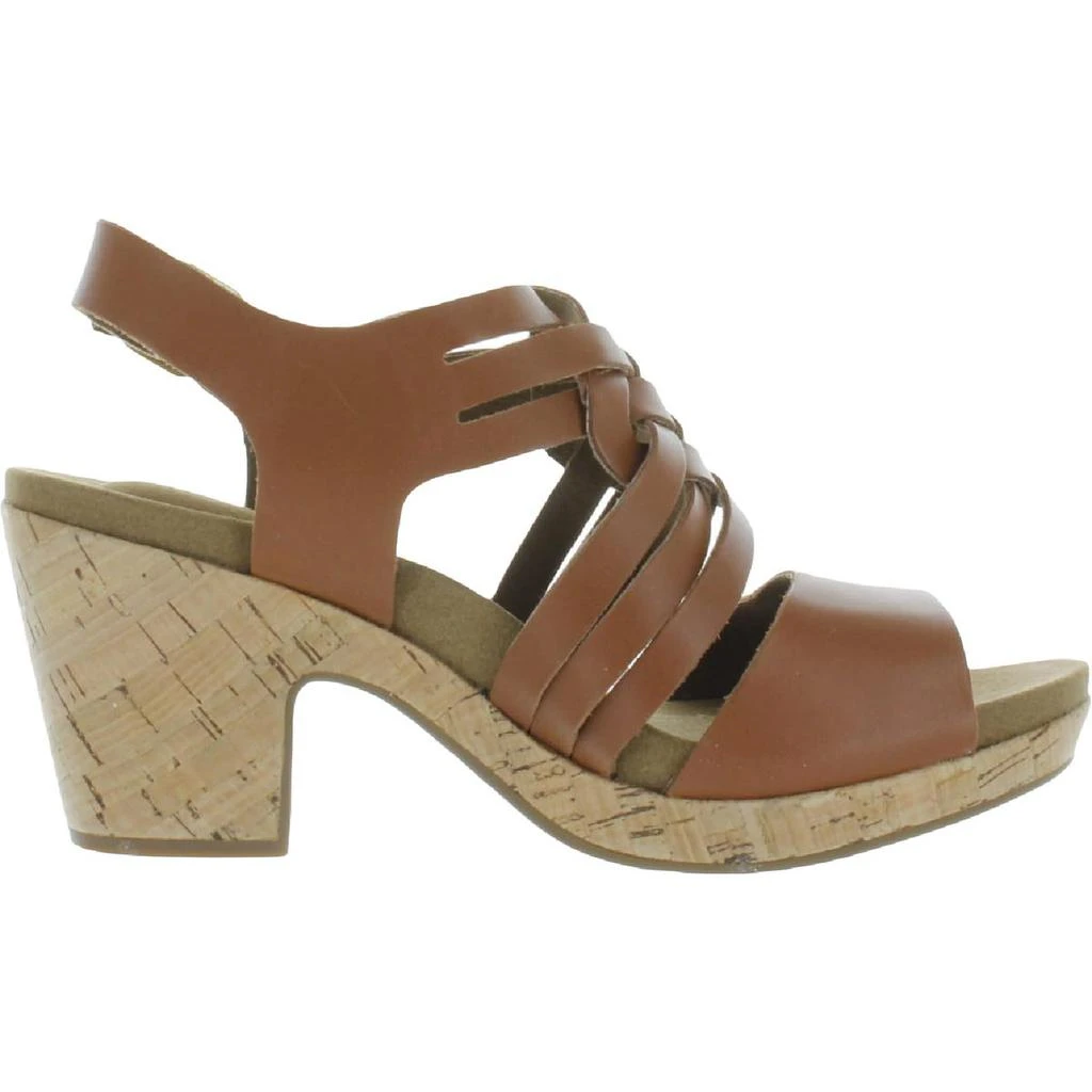 商品Rockport|Rockport Womens Vivianne Leather Woven Slingback Sandals,价格¥384,第2张图片详细描述
