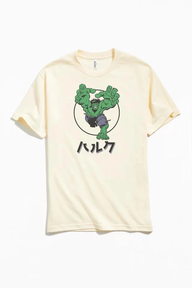 商品Urban Outfitters|Incredible Hulk Katakana Tee,价格¥151,第1张图片