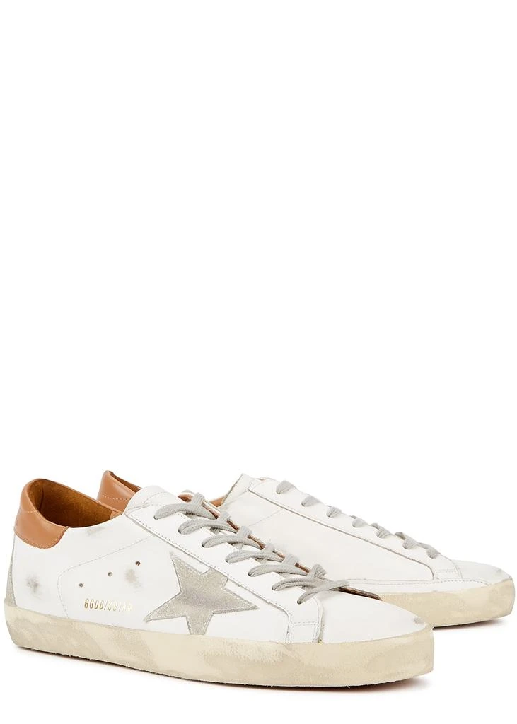 商品Golden Goose|Superstar white distressed leather sneakers,价格¥2455,第2张图片详细描述