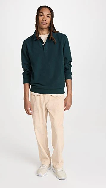 商品Madewell|Polar Fleece Club 马球衫,价格¥906,第4张图片详细描述