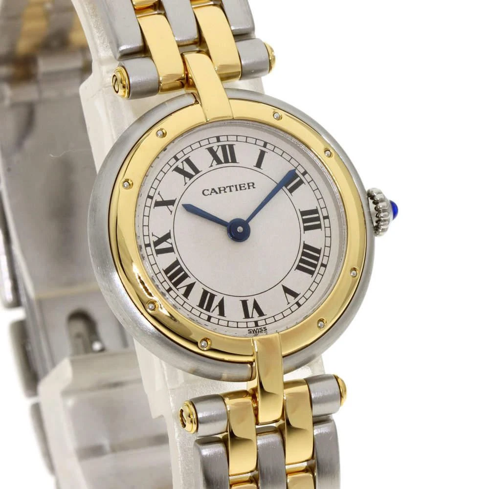 Cartier Silver 18K Yellow Gold And Stainless Steel Panthere Cougar Quartz Women's Wristwatch 24 mm 商品