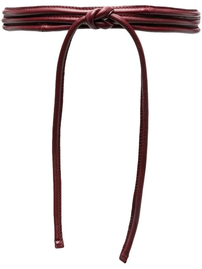 商品FURLING BY GIANI|FURLING BY GIANI Tie-fastening leather belt,价格¥737,第1张图片