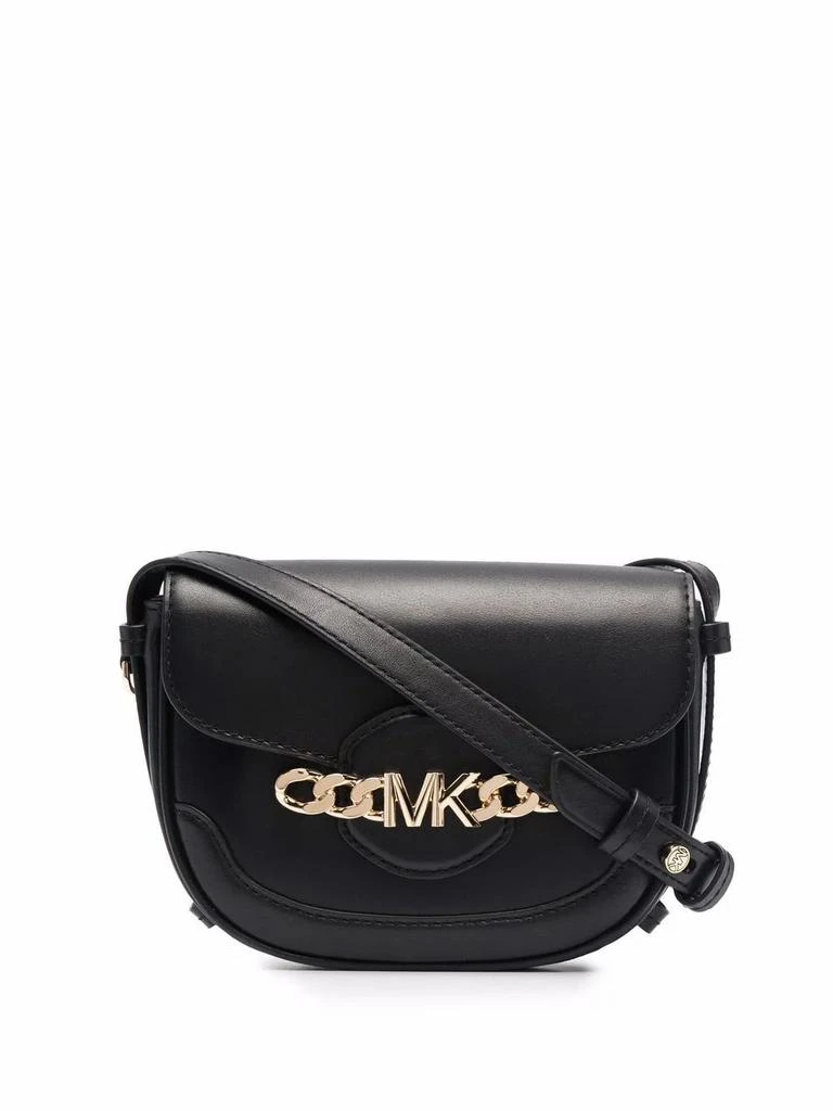 商品Michael Kors|Michael kors women's black leather shoulder bag,价格¥2988,第1张图片