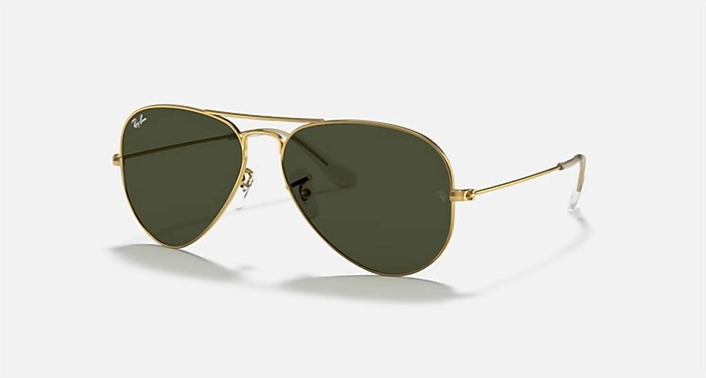 Men's Aviator Classic Sunglasses In Polished Arista Gold image 2