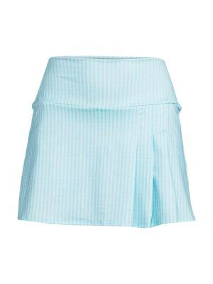 商品K-Swiss|Pinstripe Pleated Tennis Skort,价格¥122,第3张图片详细描述