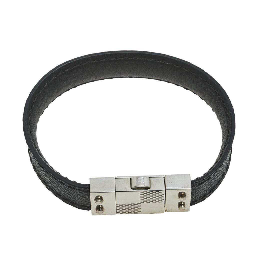 商品[二手商品] Louis Vuitton|Louis Vuitton Check It Damier Graphite Leather Bracelet,价格¥1465,第7张图片详细描述