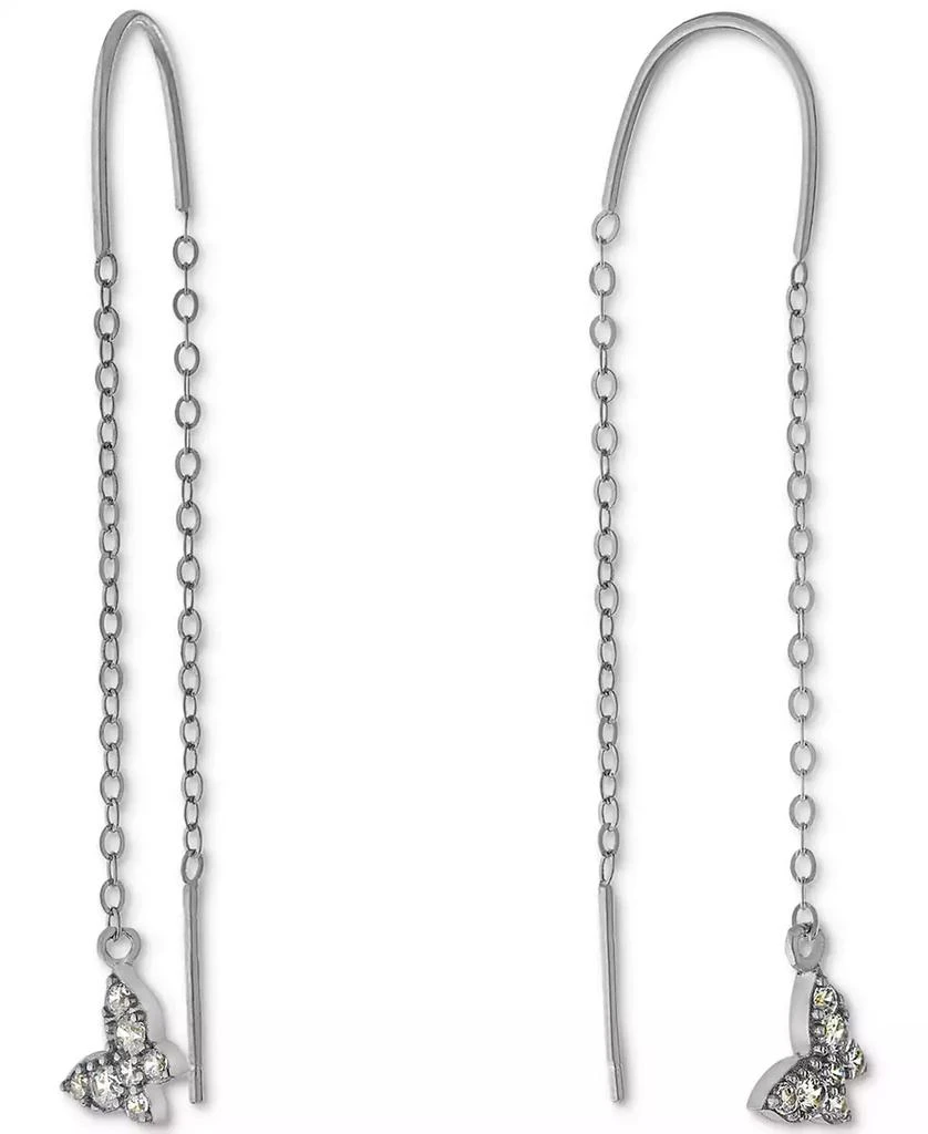 商品Giani Bernini|Cubic Zirconia Butterfly Threader Earrings, Created for Macy's,价格¥409,第1张图片