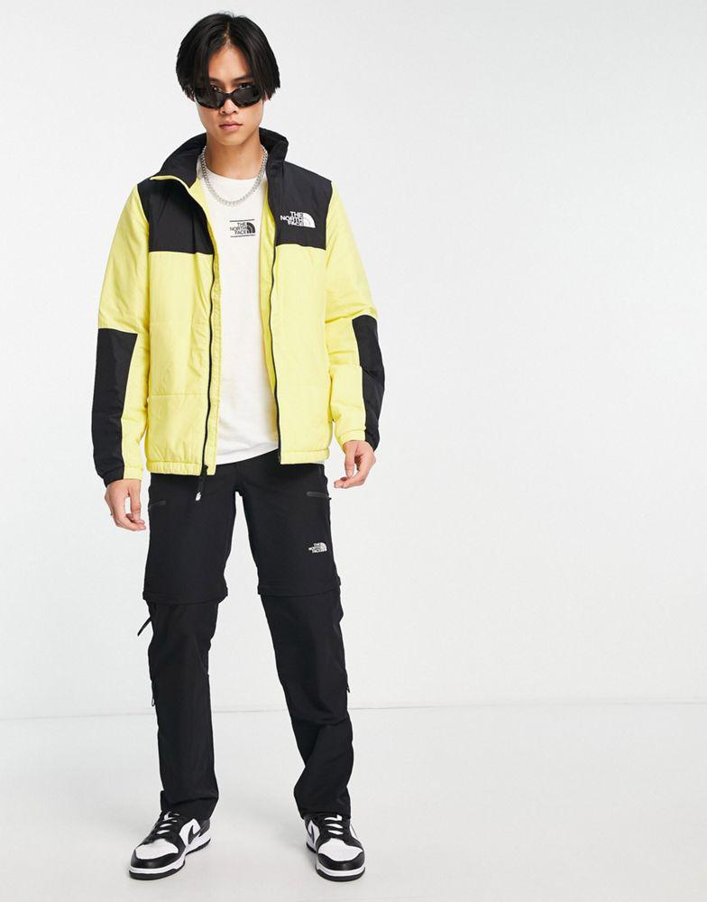 The North Face Gosei puffer jacket in yellow and black商品第2张图片规格展示