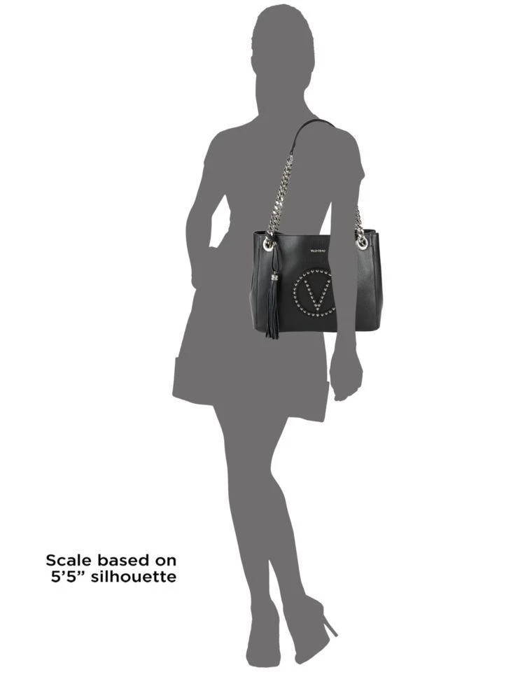 商品Mario Valentino|Luisa Studded Leather Tote Bag,价格¥2752,第3张图片详细描述