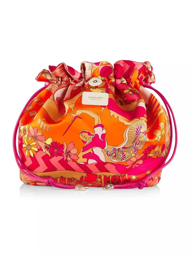 商品BVLGARI|Logo Raffia Tote,价格¥22583,第4张图片详细描述