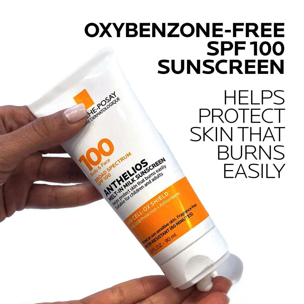 商品La Roche Posay|La Roche-Posay Anthelios Melt-in Milk Body and Face Sunscreen Lotion Broad Spectrum SPF 100,价格¥224,第2张图片详细描述