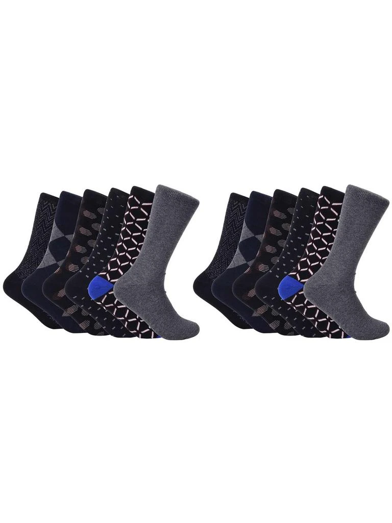 商品Mio Marino|Modern Collection Dress Socks 12 Pack,价格¥305,第3张图片详细描述