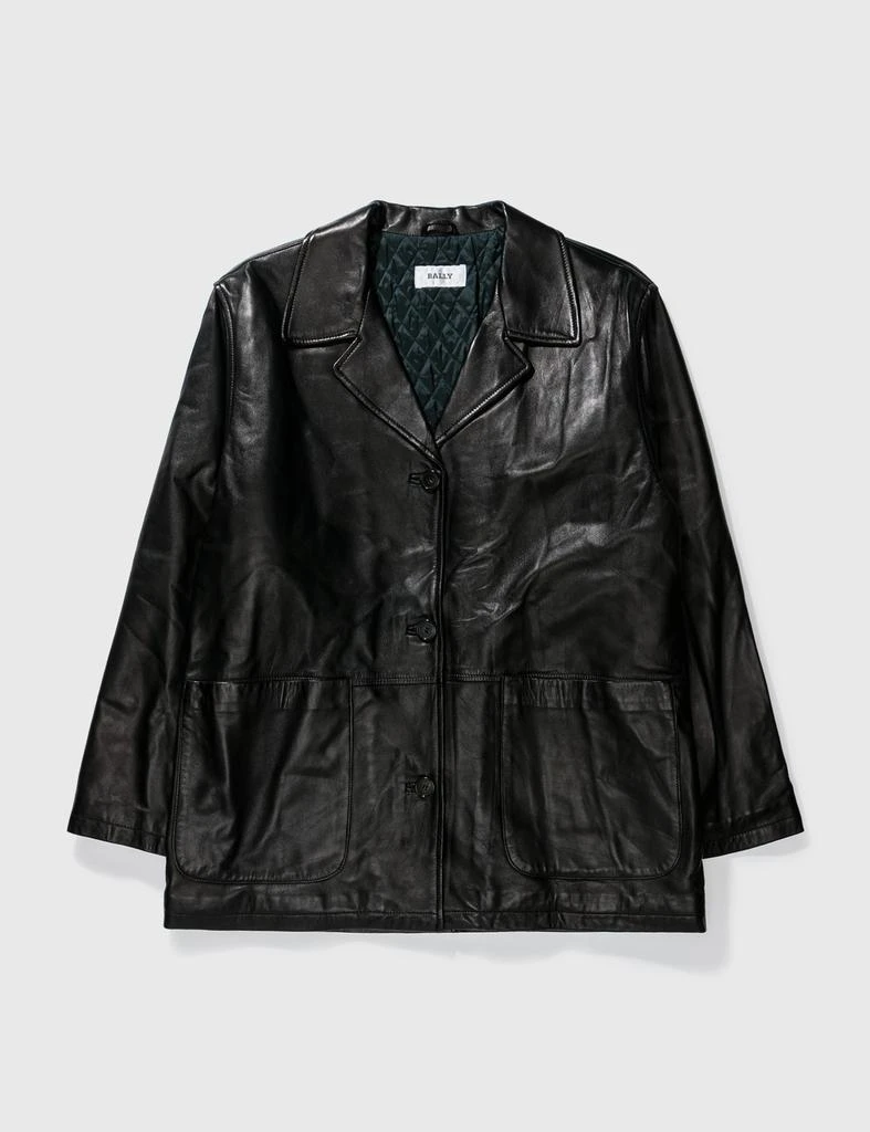 商品Bally|Lamb Leather Jacket,价格¥3158,第1张图片