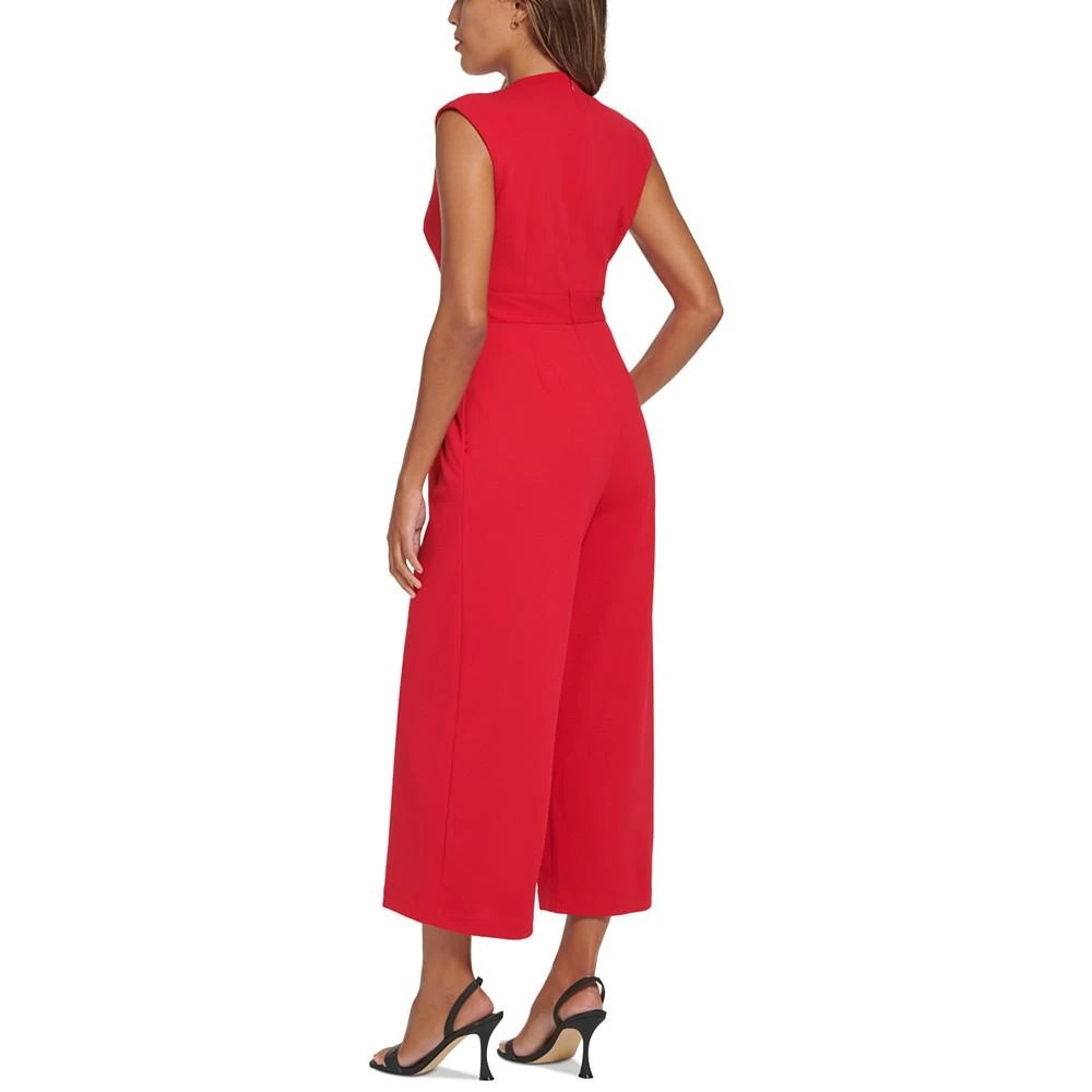 商品Calvin Klein|Sleeveless Surplice-Neck Jumpsuit,价格¥591,第2张图片详细描述