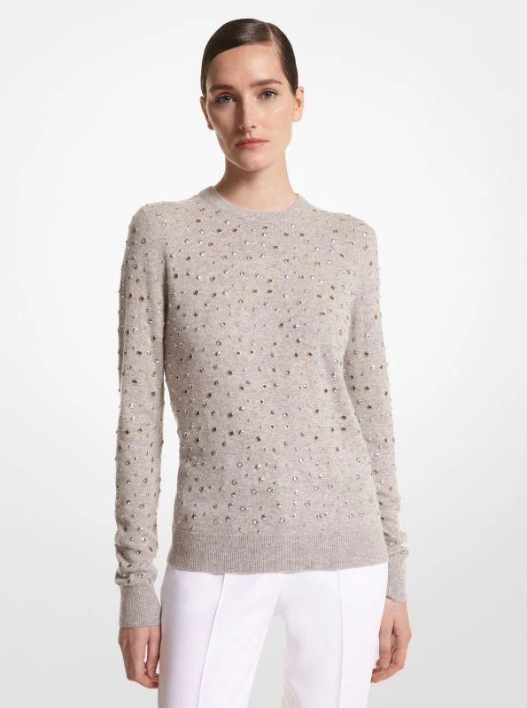 商品Michael Kors|Embellished Cashmere Sweater,价格¥4468,第1张图片