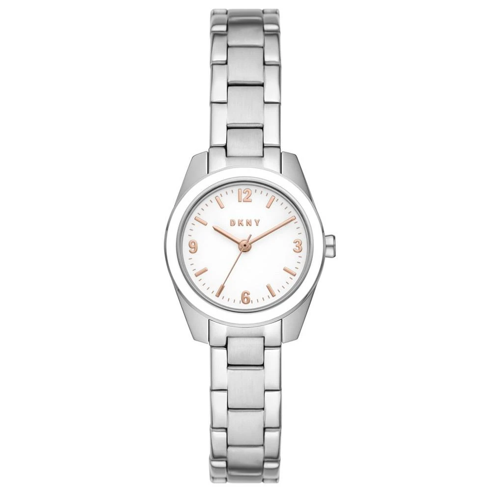 商品DKNY|Women's Nolita Three-Hand Stainless Steel Bracelet Watch 26mm,价格¥606,第1张图片