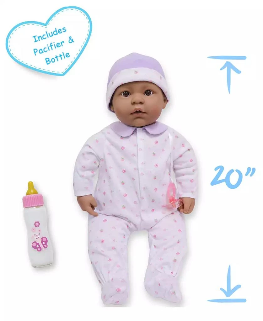 商品JC TOYS|La Baby Hispanic 20" Soft Body Baby Doll Purple Outfit,价格¥225,第2张图片详细描述