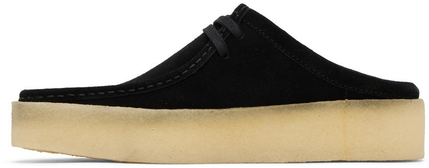 Black Wallabee Cup Slip-On Loafers商品第3张图片规格展示