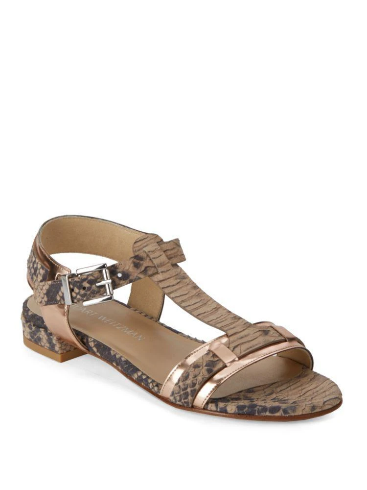 Embossed Leather Sandals 商品