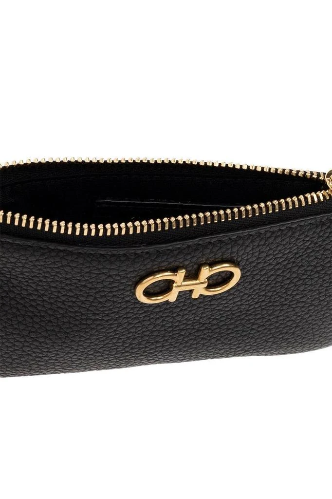 商品Salvatore Ferragamo|Salvatore Ferragamo Gancini Zipped Key Holder,价格¥1300,第4张图片详细描述