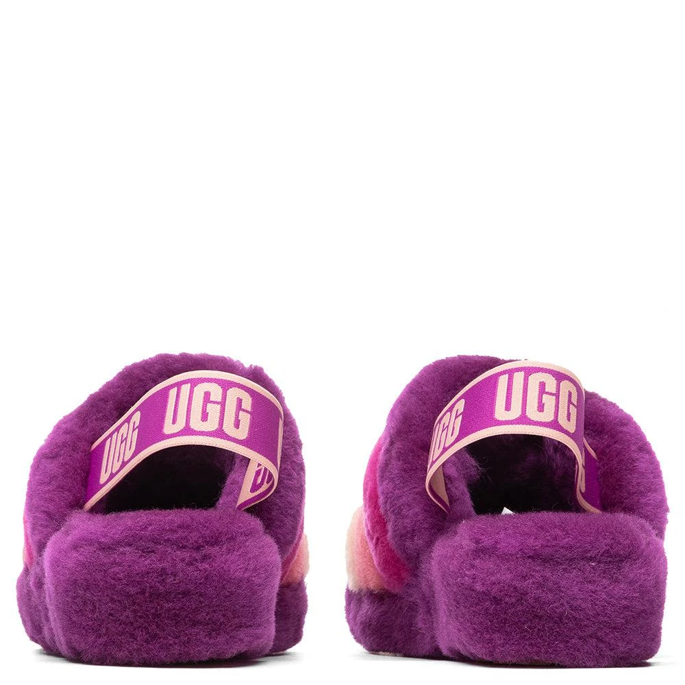 商品UGG|UGG Women's Fluff Yeah Slide - Berrylicious Multi,价格¥380,第4张图片详细描述