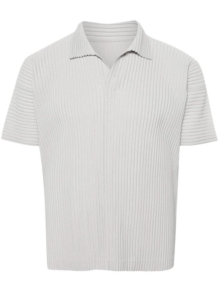 商品Issey Miyake|ISSEY MIYAKE - Pleated Polo Shirt,价格¥2611,第1张图片